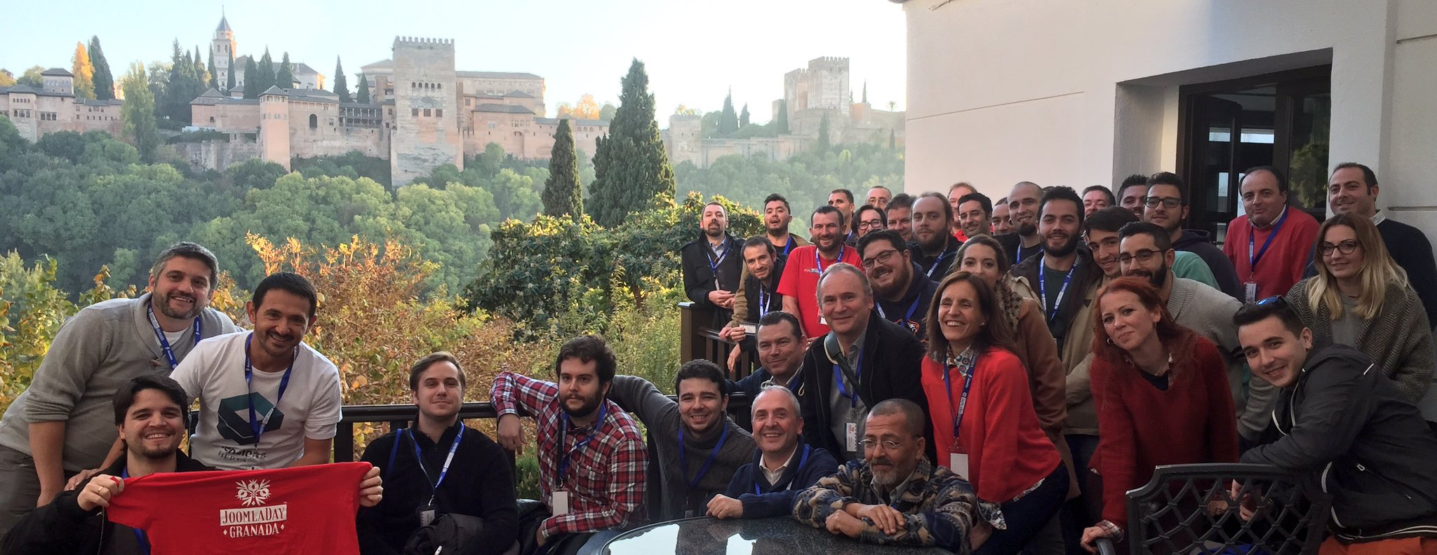 Foto grupal de los asistentes al Joomla Day Granada 2016